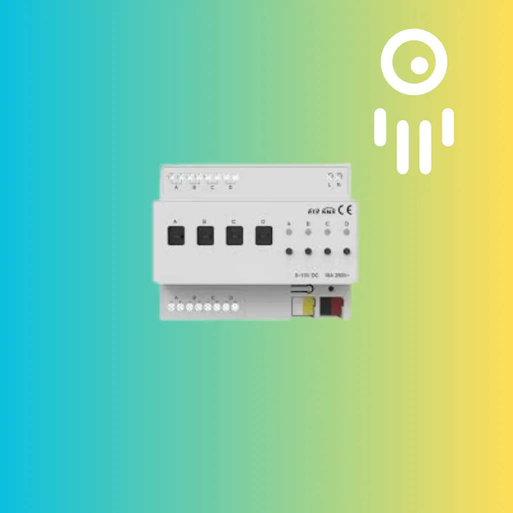 Akubela AKB-KNX 4-channel 0-10V Dimming Module