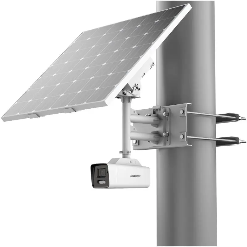 Hikvision HIK-DS-2XS6A87G1-LS/C36S80 (2.8MM) - 4MP Motorized Varifocal Bullet Solar Power 4G Network Camera Kit