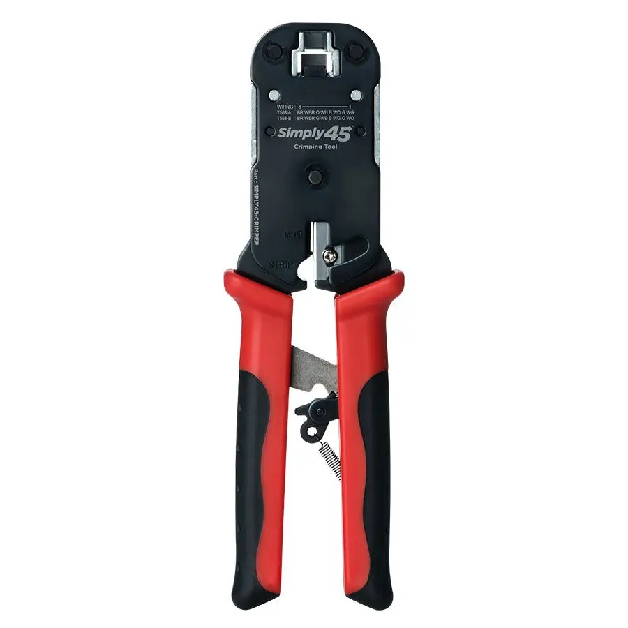 Simply45 S45-C100 RJ45 Crimp Tool for All UTP & STP Connectors