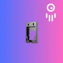 Akuvox R20A/R25A Boîtier d'installation surface / On-Wall mounting Bracket - Thick