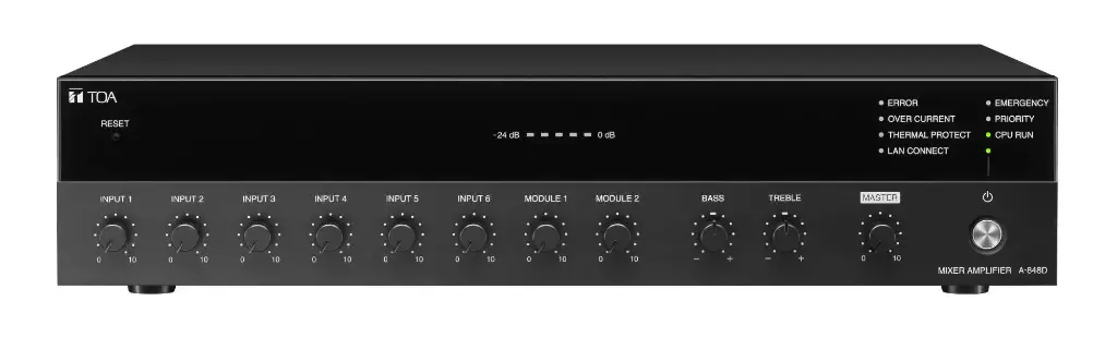 TOA TOA-A-824D - Digital Mixer Amplifier