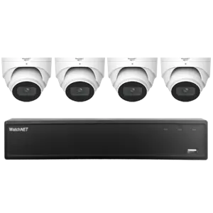 ENM-04KIT4-50T3M :  5MP AI Turret Security Kit,Proactive Deterrence and Advanced Analytics