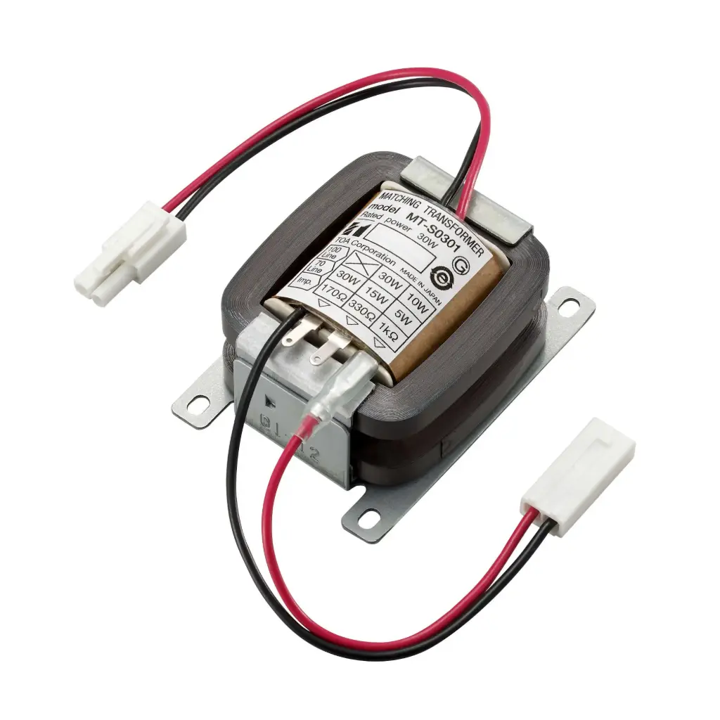 TOA TOA-MT-S0301 - Matching transformer for high-impedance operation