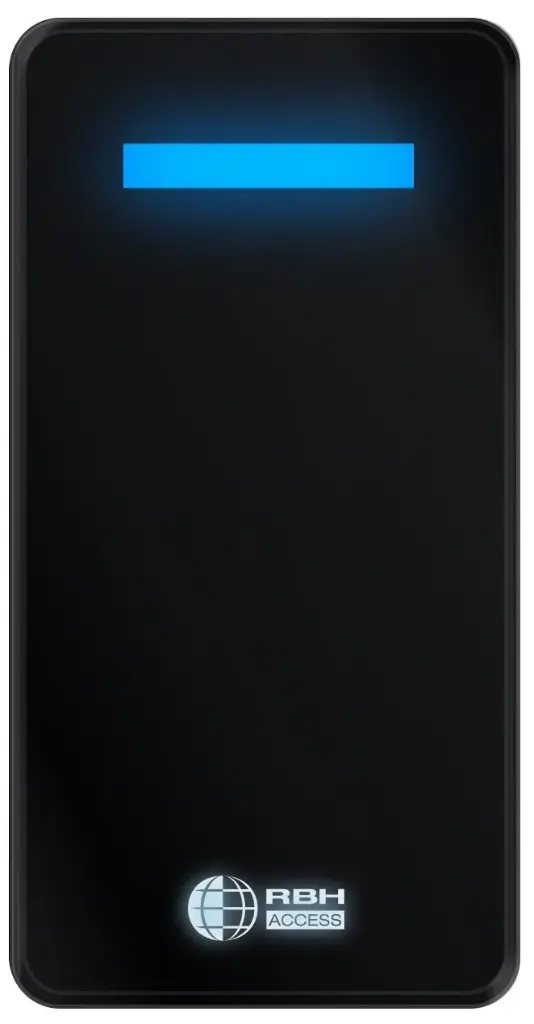 RBH-M45G-DNB-D M45 Glass -UHSC DESFire Wiegand Reader, SECTOR Read + NFC+BLE, Mullion