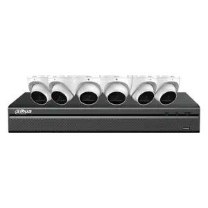 Dahua DAH-SL-K6882 - 8-CH NETWORK KIT: 6 x 8MP, 2.8mm Mini Eyeball Cameras plus a 8-channel Network Recorder 