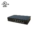 Petenet PET-D7006-4P-60 - 4-Port Gigabit PoE+ Switch with 2 RJ45 Uplink Port