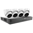 Dahua DAH-C542E42B - 2MP HDCVI Security System - 4 x 2MP HDCVI IR Turret Cameras and 1 xPentabrid HDCVI DVR with Analytics
