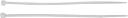 Tane Alarm Tie Wraps: TY-8 | 8 inch plastic Tie Wraps 100pkg