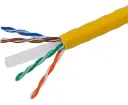 Componetics COM-6A234UTP - Cat6 FT4 4PR/23AWG CMR 550 MHZ (Jaune)